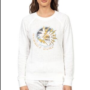 Hurley Women White Graphic Print Sweatshirt | S